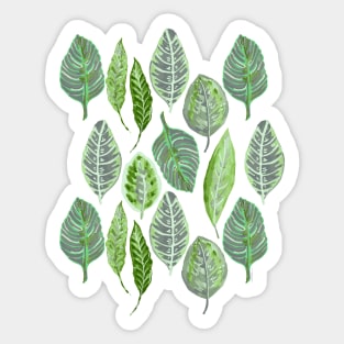 Leafy Leaves Sticker